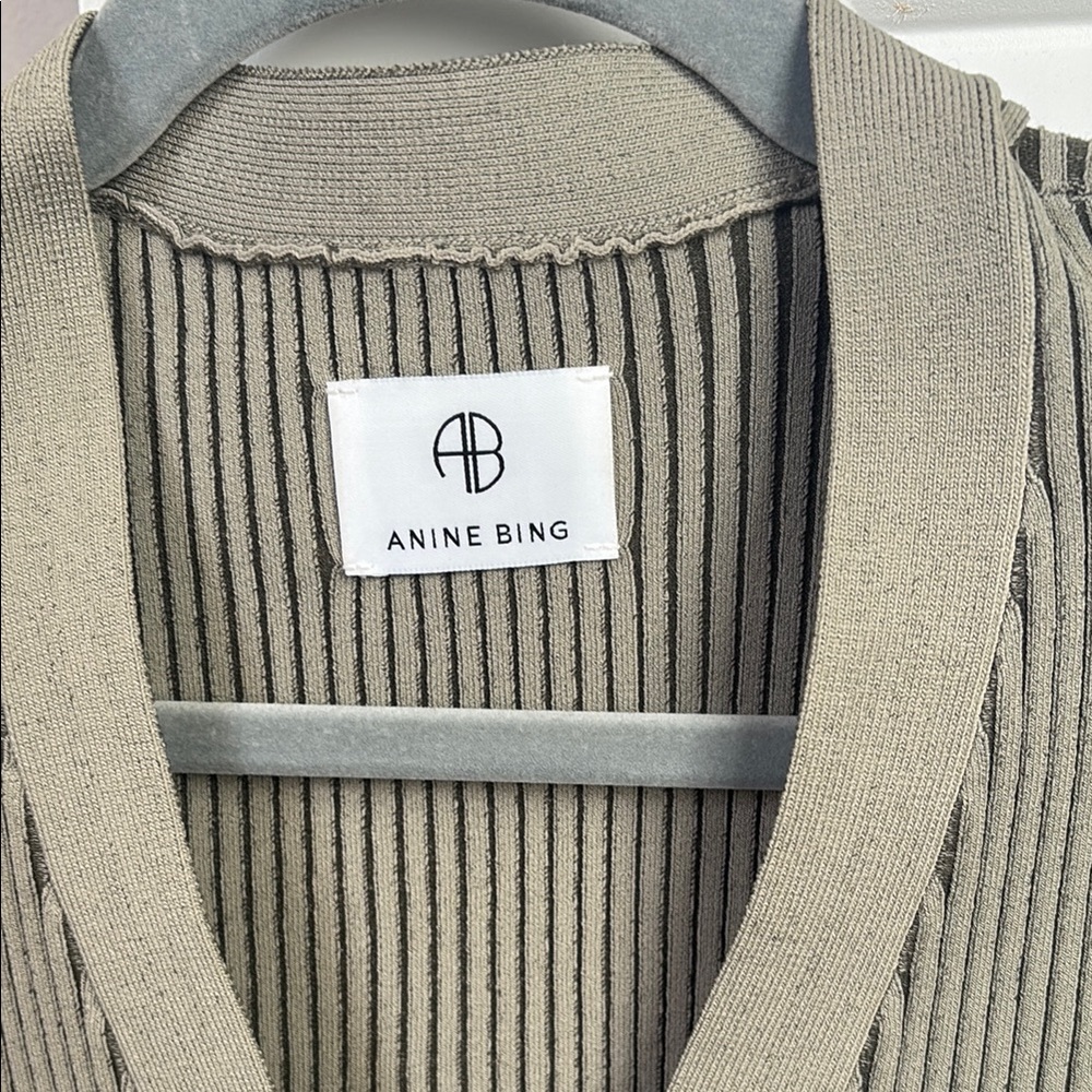 Anine Bing Ribbed Cardigan - Picture 2 of 4